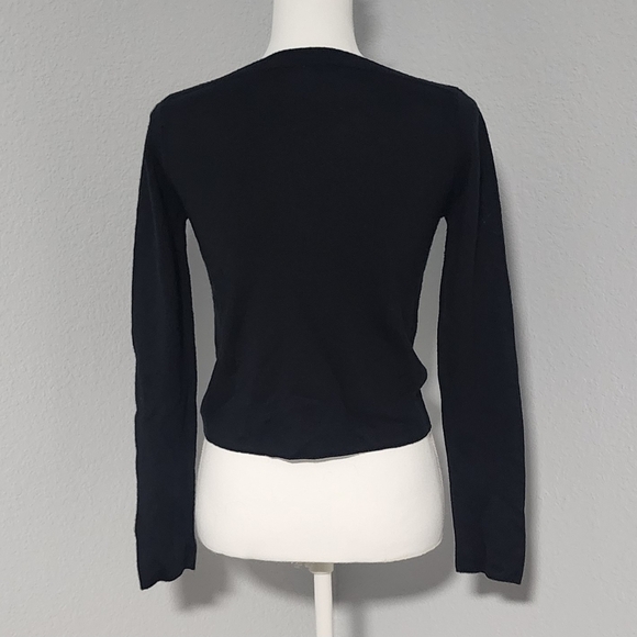 Chic Vintage Y2K Esprit Black Long Sleeve “Boat-Neck” Sweater Top - Size Medium - Picture 5 of 8